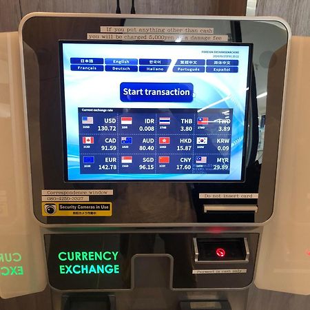 Omo Kansai Airport By Hoshino Resorts Izumisano Buitenkant foto Currency exchange machine at the airport